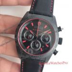 Swiss Tudor Fastrider Black Shield Replica Chronograph Watch 